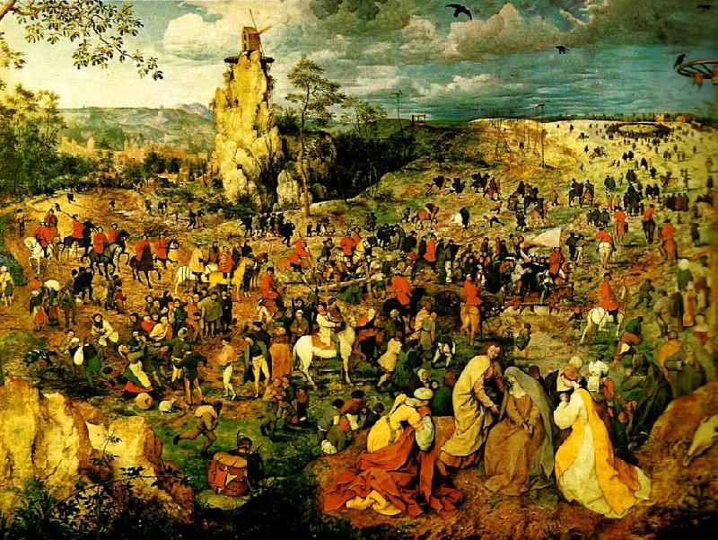 Pieter Bruegel vagen till golgata oil painting image